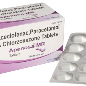Apenosa-MR-Aceclofenac,Paracetamol & Chlorzoxazone Tablets