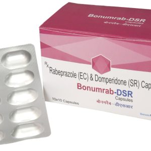Bonumrab DSR Capsules - Rabeprazole 20mg with Domperidone 30mg sustained release for acid reflux and GERD treatment